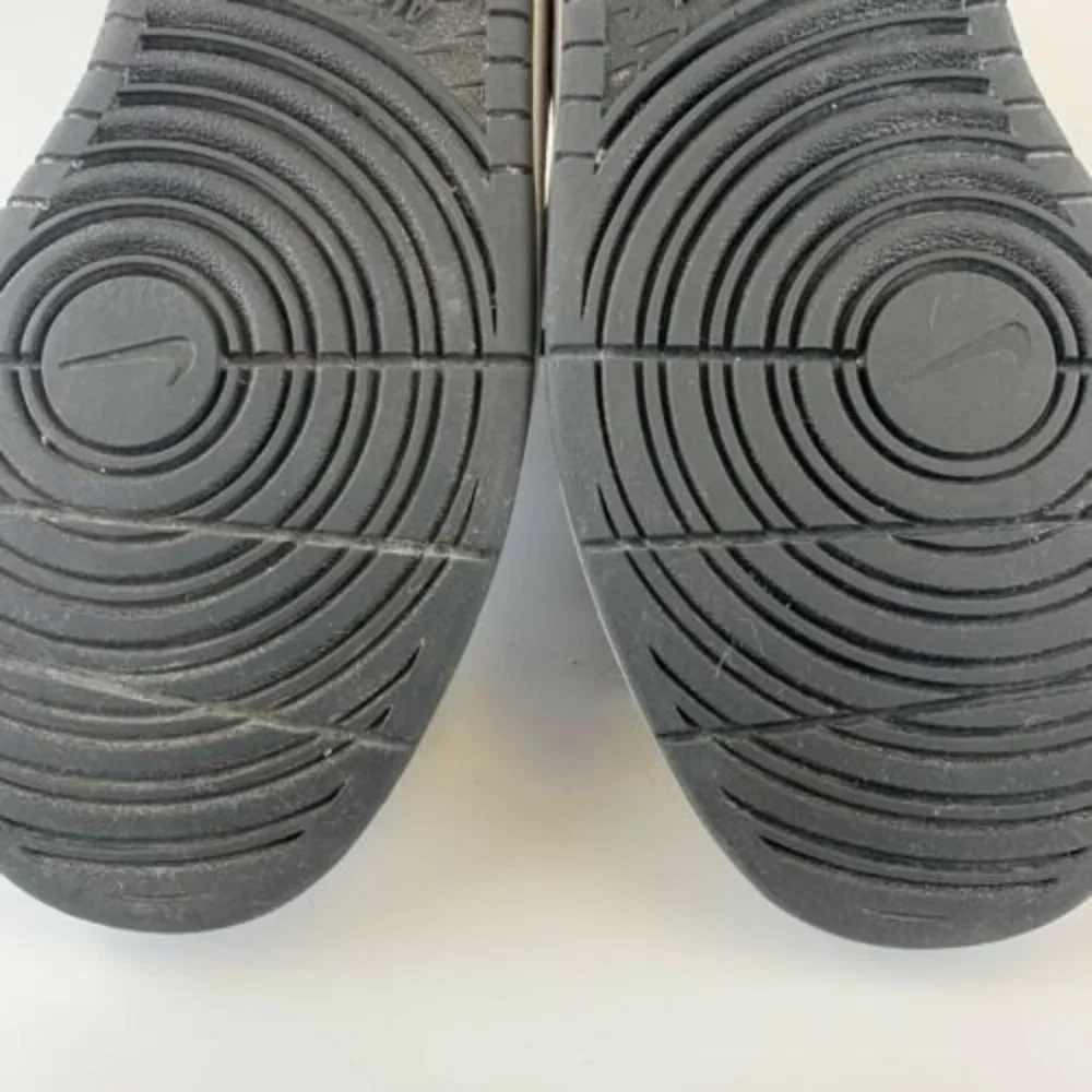 Nike Court Borough Mid 2 Basketball Youth Size 4.5 Black Pink Yellow CD7782-002 - Picture 10 of 10